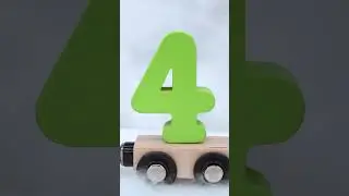 Number Train Riding Through Snow! How Many Can You Count?🔢🚂 #shorts #train #number