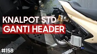 [REVIEW] Knalpot Standar Ganti Header Stainless, Suara Berubah ? #158 - AEROX