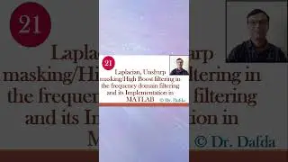 What is Laplacian and Unsharp masking/High Boost filtering in DIP? #shorts #ytshorts
