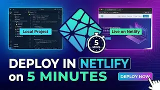 Deploy Website on Netlify in Less than 5 Mins