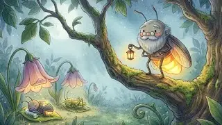 The Firefly Watchman 🏮 Safe & Protective Sleep Song for Kids (15 Minute Loop) | Busy Bee Brains