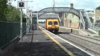 Hazelhatch & Celbridge HD-Irish Rail EM50 no.700 passes on transfer