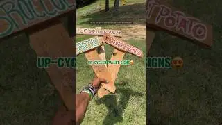 🔄 HOMEMADE SIGNS for the GARDEN ! | #gardeningvideos