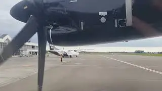 ALL BLACK Air New Zealand | ATR 72-600 Approach & Landing |Palmerston North | ZK-MVA