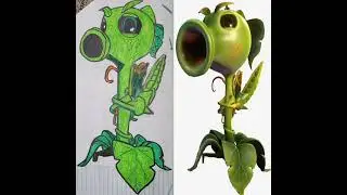 pvz gw2 peashooter #drawing  #plantsvszombies #pvz #art #pvzgw2 #plantsvszombiesgw2
