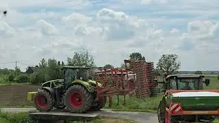 FULL POWER 🚜 Claas Axion 960, 870 & Arion 440 at Work #claas #power #fyp 