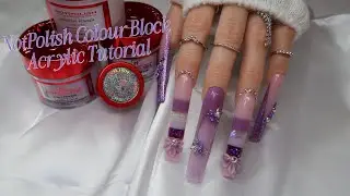 HOW TO COLOUR BLOCK | AT HOME NAILS | BEGINNER NAILS | #fyp@notpolish_nails @BluestreakCrystals