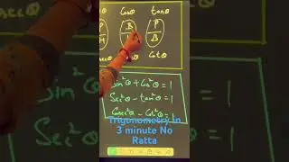 🔥 &ldquo;Class 10 Trigonometry &mdash; 3 Minutes = 100% Exam Formula!&rdquo;