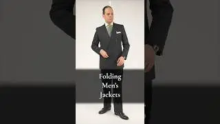How to Fold Men's Suit Jackets, Blazers, & Sport Coats!