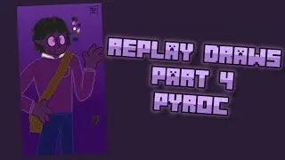 Replay Art | Part 4 | Original Character: Pyroc the Enderman Speed Drawing