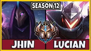 Jhin vs Lucian ADC / KR Challenger / Patch 12.2 / Season 12 [ 17 / 7 / 5 ]  🔥