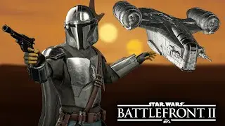 The MANDALORIAN and RAZOR CREST! - Star Wars Battlefront 2 Mods by Claymaver2000 + DAZassassin100