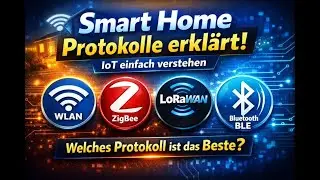 IoT Protokolle erkl&auml;rt | WLAN vs ZigBee vs LoRaWAN vs Bluetooth Low Energy (BLE)  vs Matter/Thread