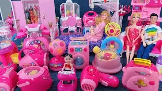 14 Minutes Satisfying with Unboxing Barbie Princess Bedroom Dress Up Playset ASMR｜Review Toys