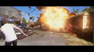 GRIM - TRAIN EXPLOSION ! By Ryan Monnier