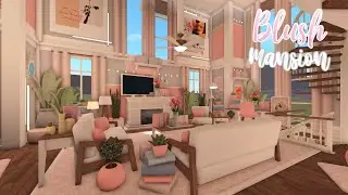 BLOXBURG| Blush Modern Roleplay Mansion | House Build