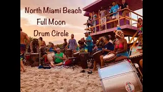 North Miami Beach Full Moon Drum Circle Sept 2024