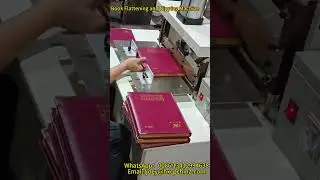 Book Flattening and Nipping Machine  #pressing #flatpress #nipping #HXCP #bookbinding #hardcoverbook