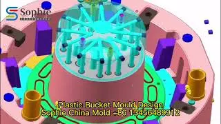 Plastic Bucket Mould to making injection bucket