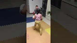 #兄妹搏擊練習#Brother and sister fighting practice #karate #taekwondo #kickboxing #boxing