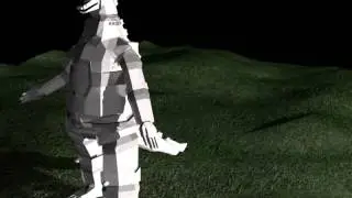 Mecha Godzilla Walk