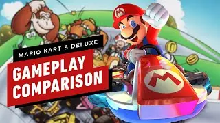 Mario Kart 8 Deluxe Booster Pass Wave 2 DLC Switch vs Original Gameplay Graphic Comparison