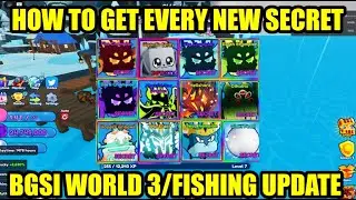How to get EVERY NEW SECRET PET in BGSI World 3