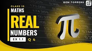 10 | Maths | L 1 | Real Numbers | Ex 1.1 | Q4