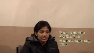 Sailee Jain, GATE AIR 64, Computer Engineering, IIT B