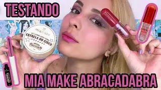 Testei Mia Make: Cole&ccedil;&atilde;o Abracadabra (Sombra Hologr&aacute;fica, P&oacute; Camuflagem Verde e M&aacute;scara de C&iacute;lios)