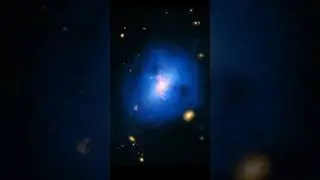 Abell 2597: Cosmic Showers Halt Galaxy Growth #shorts