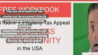 Property Tax Appeal Course Reveals Side Hustle & Real Estate Consultant Tactics