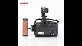 UURIG A7M4 Camera Video Cage for Sony Alpha 7 IV / A7R IV / Alpha 7 S III / Alpha 1