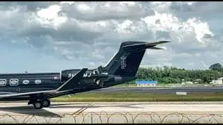 Gulfstream 200 westar air landing rwy09from szt  hkt 