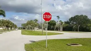 Walking Cape Coral Rosegarden to Rotary Park