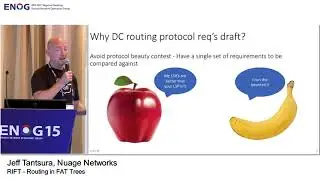 ENOG 15:  RIFT &ndash; маршрутизация в сетях типа FAT Tree / Джефф Танцюра, Nuage Networks  (RU)