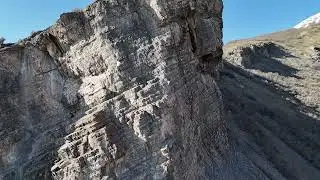 Rock Climber in Dry Canyon Utah