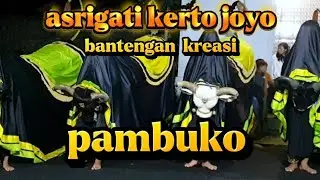 Bantengan,asrigati kerto joyo perform bantengan kreasi dan pambuko live,dsn precet kec,jabung .
