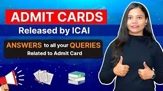 Admit cards released by ICAI CA Foundation June 22 exams #icaiadmitcard #Unicom ALL QUERIES ANSWERED