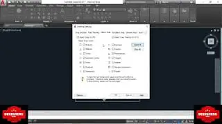 AutoCAD Session 04 : Object Snap Tracking & Object Snap Settings
