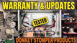 Warranty, Packing, Shipping Insurance, Contact, Info, What's Going on at Donkey Stomper Products