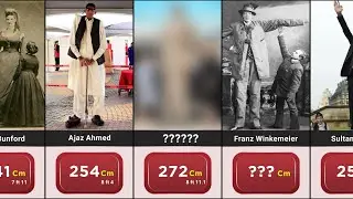 COMPARISON: Tallest people in the WORLD | The Tallest People of all Time