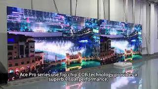 Introducing Ace Pro series use flip chip COB technology provides a superb visual performance