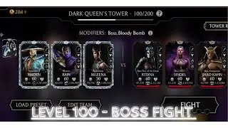 MK - DARK QUEEN'S TOWER FATAL - LEVEL 100 BOSS FIGHT