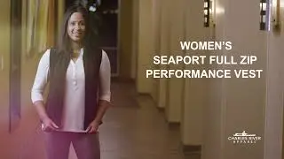 Women&rsquo;s Seaport Full Zip Performance Vest | Charles River Apparel
