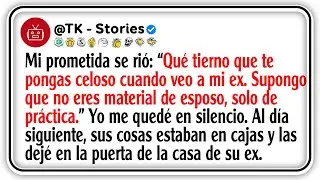 Mi prometida se rió: “Qué tierno que te pongas celoso cuando veo a mi ex. Supongo que no eres...