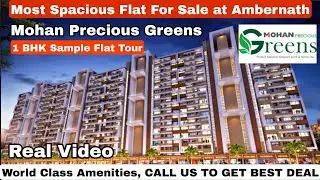 Mohan Precious Greens Ambernath 1 BHK Sample Flat | Pricing, SiteVisit, Brochure, Booking-8800678921