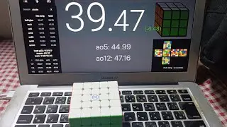 39.47s 5&times;5 solve (picube UV premium)