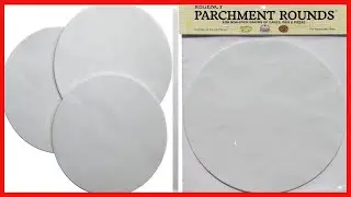 Regency Wraps Parchment Paper Liner Greaseproof For Round Cake Pans And Non Stick Baking, 9