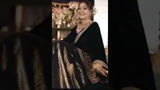#indian outfit look😍 brocade lehenga with velvet duppta in black💥💕💖